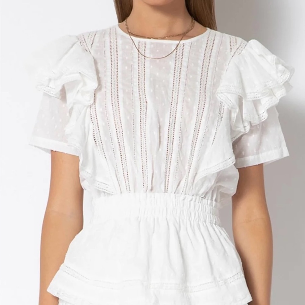 Tart Sunna Dress in white with brand tag size Large